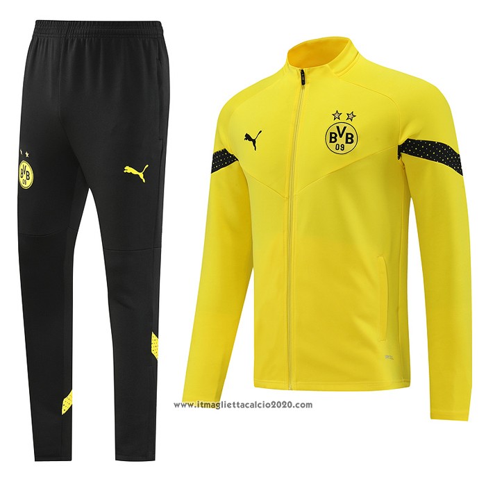 Tuta da Track Giacca Borussia Dortmund 2022 2023 Giallo